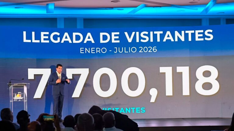 David Collado destacó el desempeño del turismo en julio, mes en el que el país recibió 921,718 visitantes y alcanzó una cifra récord.