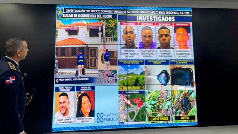 La Policía Nacional atribuye a Kevin Dariel Germán Troncoso, alias “Yandel”, y Lawrence Mark Liranzo Marcos, alias “Chiquito”, el ingreso a la vivienda de Julián Oro Duro durante el ataque investigado por las autoridades.
